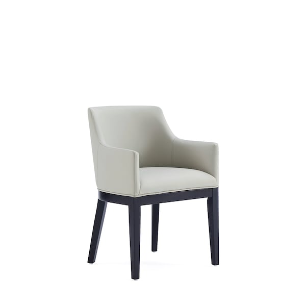 Manhattan Comfort Gansevoort Faux Leather Dining Armchair in Stone Grey DC051AR-ST - main